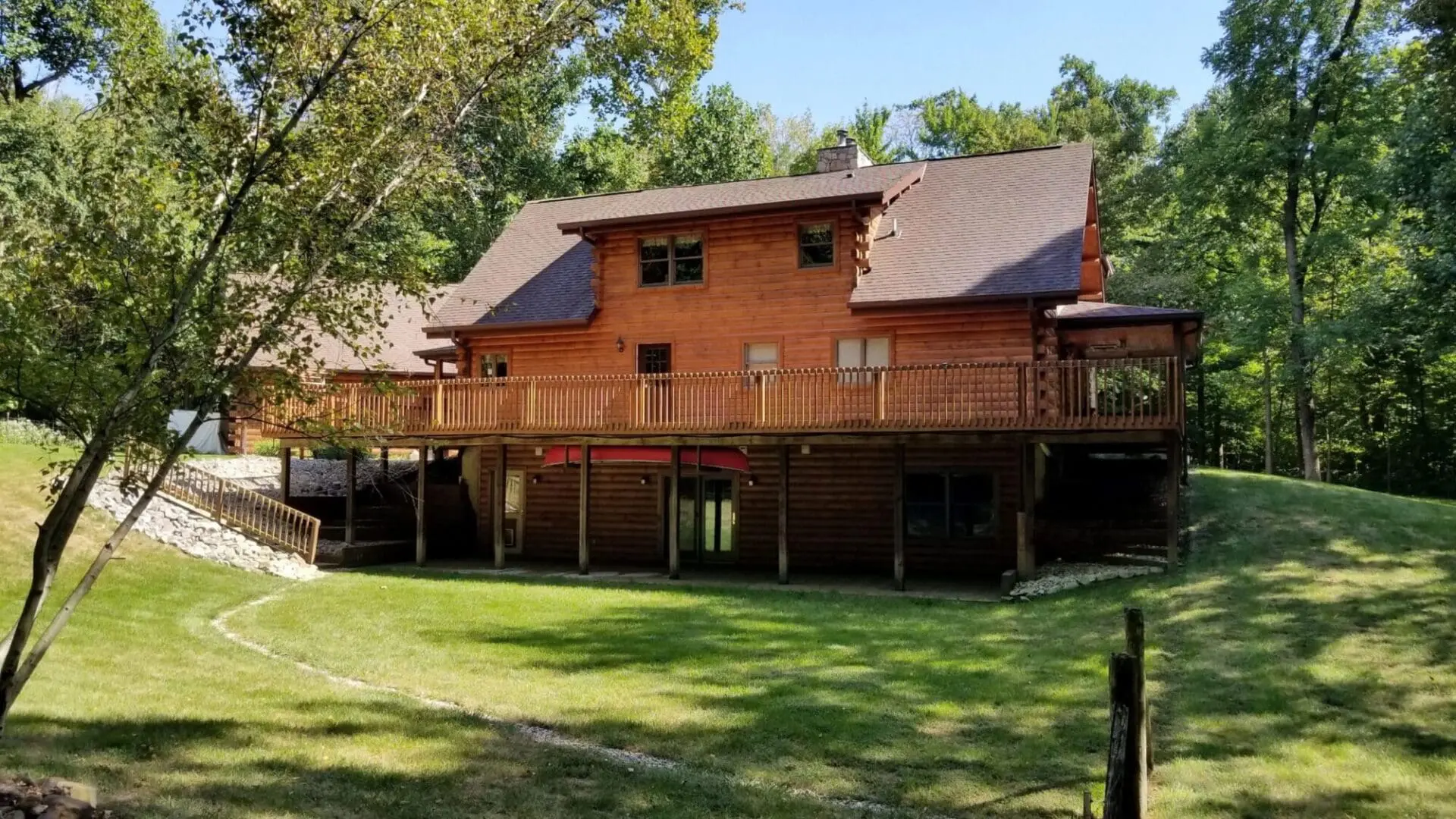 Cabin Roof Wash