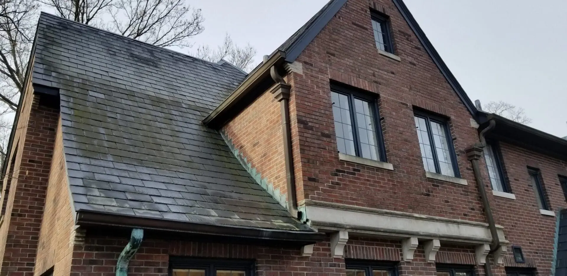 Slate Roof Before
