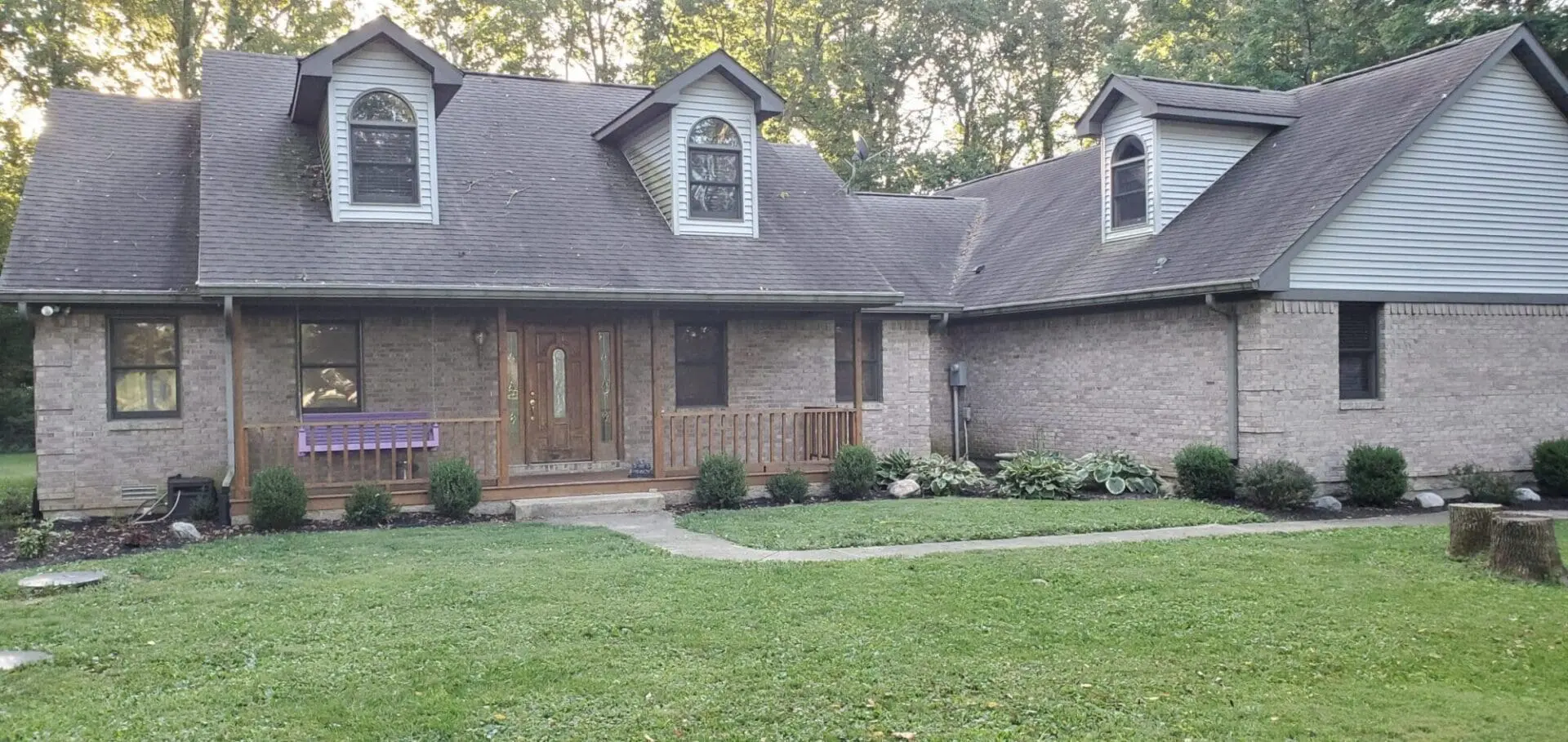 Before Roof Cleaning Indianapolis