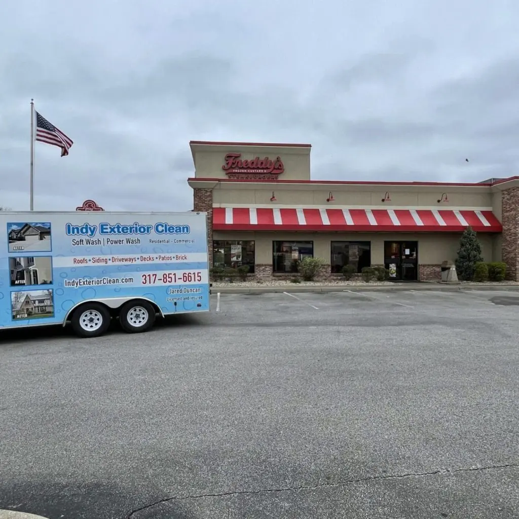 Fast Food Restaurant Exterior Cleaning Indy
