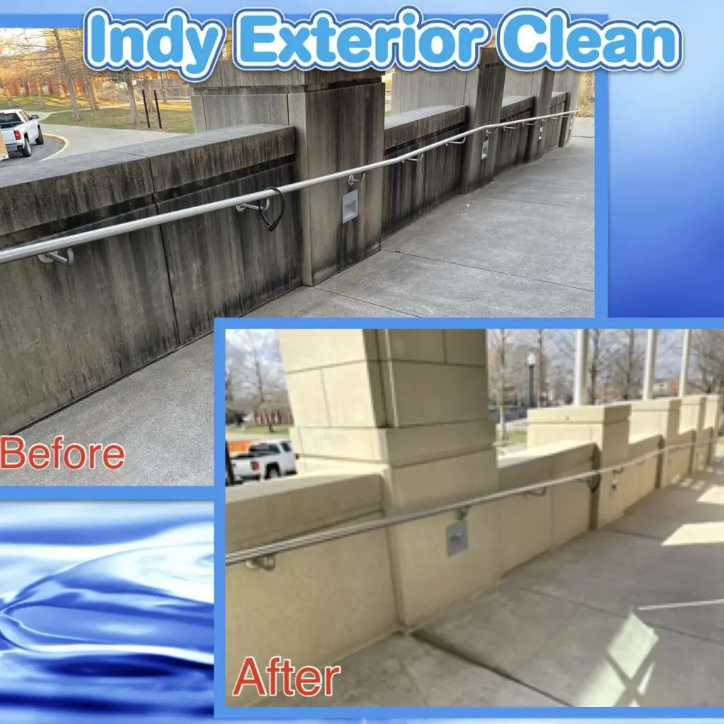 University of Indianapolis Walkway Pressure Washing Service