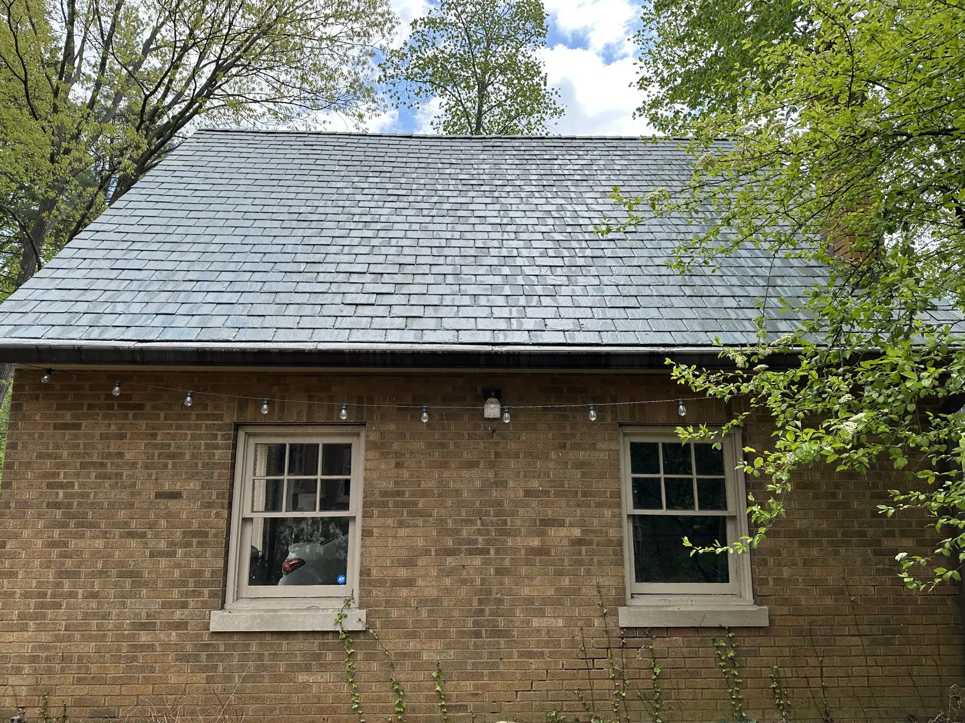 Back of House After Exterior Cleaning Indianapolis