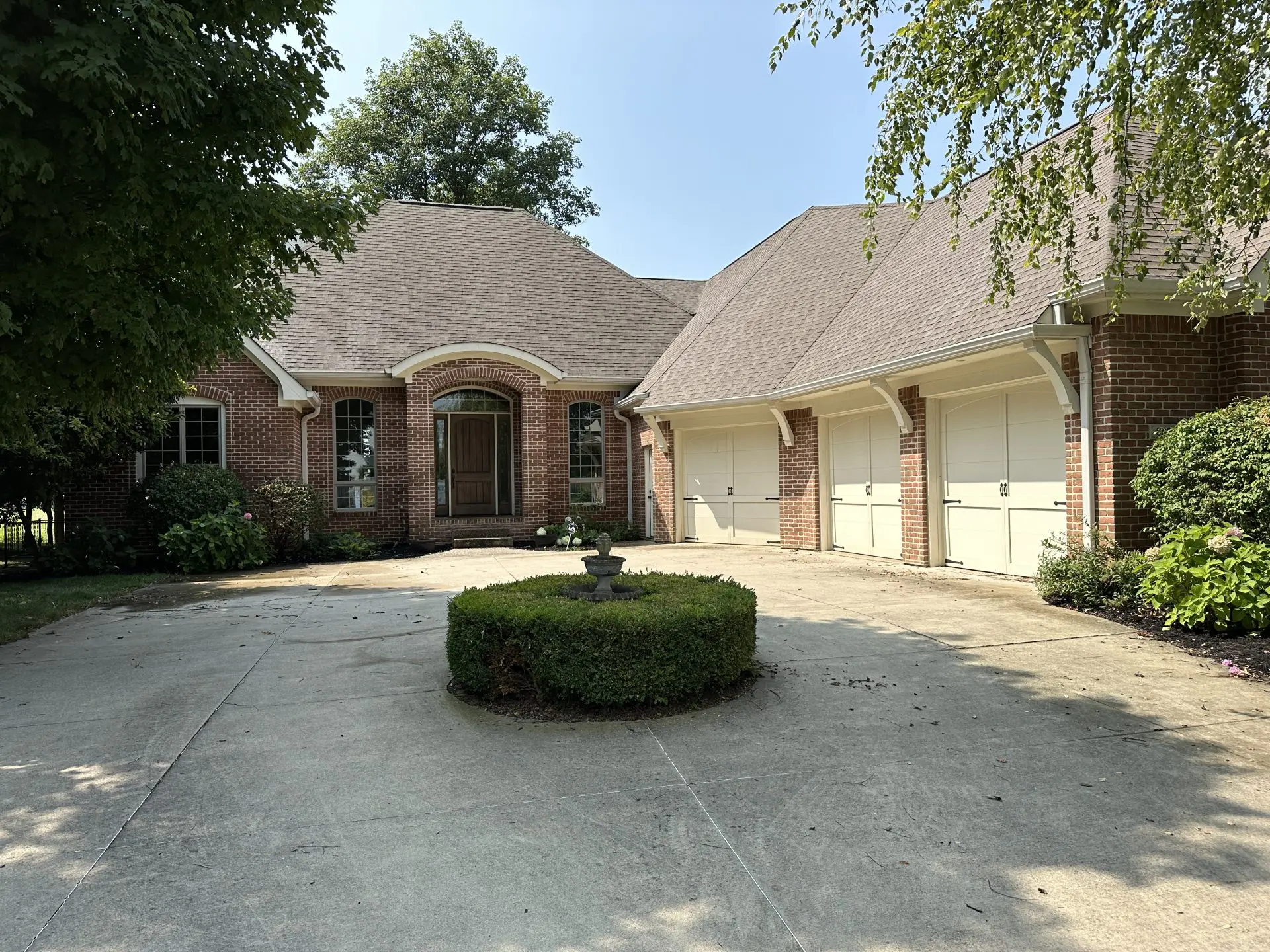 Cleaned Roof and Driveway Pressure Washing Greenwood IN